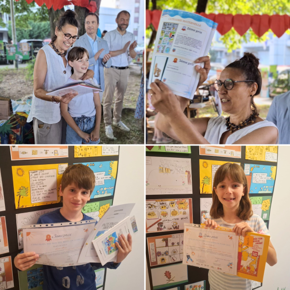 Remise des diplômes, prix et récompenses en présence Monsieur Fabien Fieschi Ambassadeur de France en Croatie et Monsieur Benoît Le Devedec Attaché de coopération éducative et linguistique - Association Un autre monde - Zagreb - Croatie